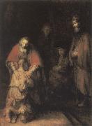 REMBRANDT Harmenszoon van Rijn The Return of the Prodigal son china oil painting artist